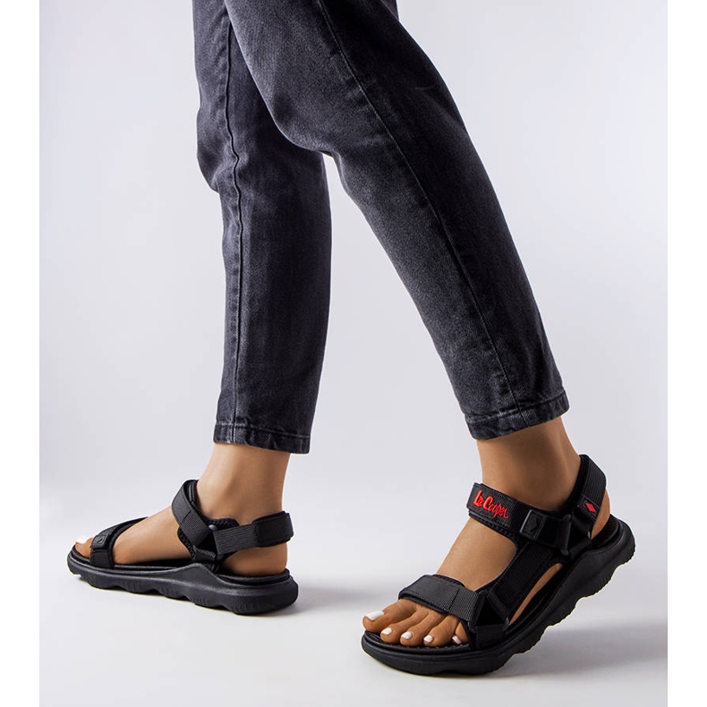 Sandales noires Lee Cooper LCW-23-34-1695L 1