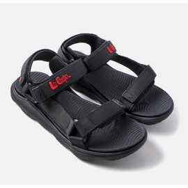 Lee Cooper Sandales de sport noires LCW-23-34-1696M le noir 1