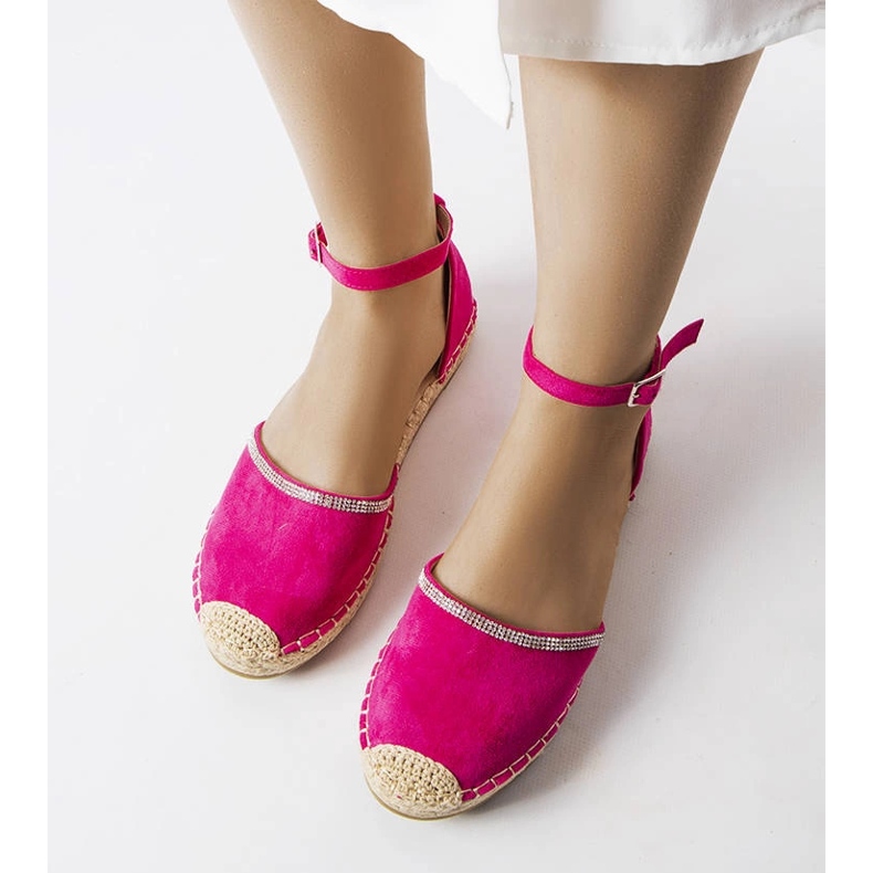 Espadrilles roses Licia 1 Espadrilles roses Licia 1