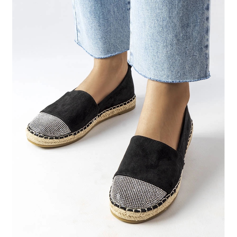 Inna Mocassins espadrilles noirs de Magali le noir 1