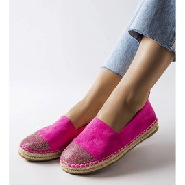 Espadrilles roses à plateforme de Magali 2