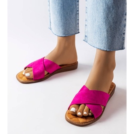 Chaussons roses Tiana 1