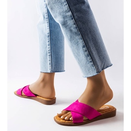 Chaussons roses Tiana 2