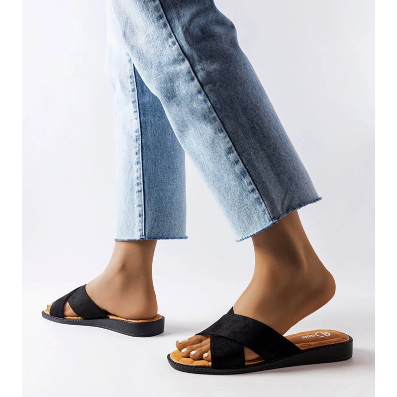 Chaussons Tiana noirs le noir 2