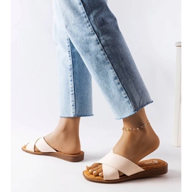 Inna Chaussons Tiana beiges 2 Inna Chaussons Tiana beiges 2