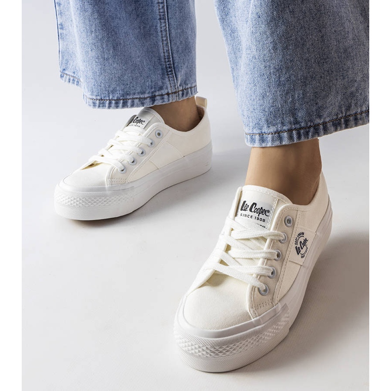 Baskets blanches Lee Cooper LCW-22-31-0837L 1