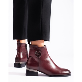 Bottines femme Vinceza bordeaux rouge 2 Bottines femme Vinceza bordeaux rouge 2