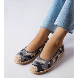 Espadrilles à enfiler grises de Benedum 1