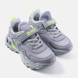 Baskets grises pour enfants Ansel 1 Baskets grises pour enfants Ansel 1