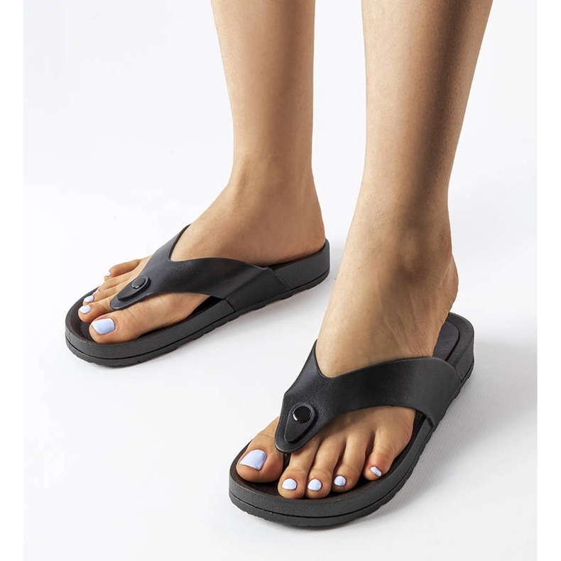 Inna Sandales à plateforme noires Elide le noir 1