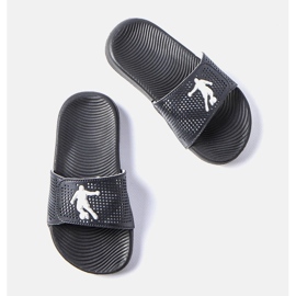 Chaussons en caoutchouc noir pour enfants d'Athènes le noir 1