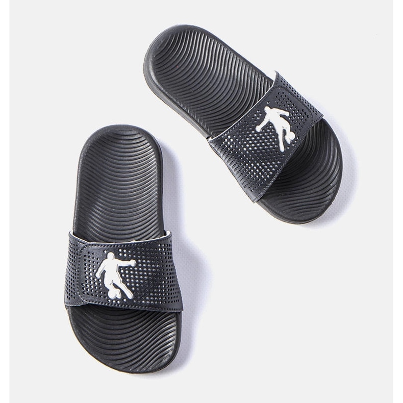 Chaussons en caoutchouc noir pour enfants d'Athènes 1