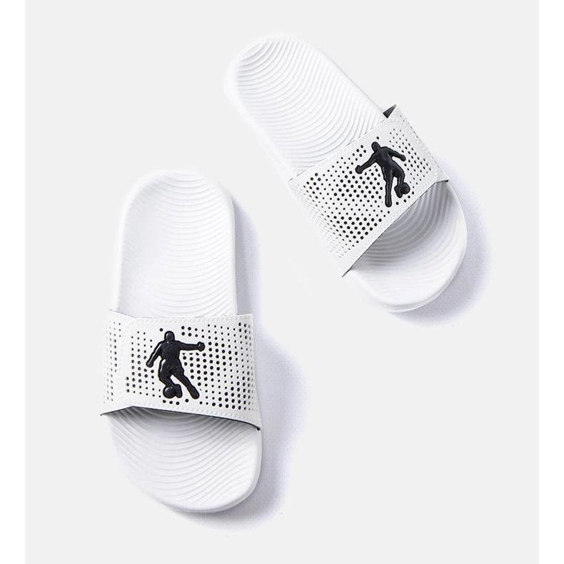 Chaussons en caoutchouc blanc d'Athènes blanche 1