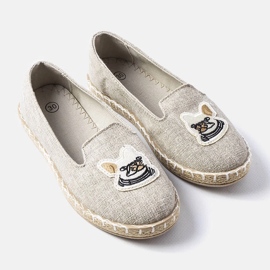 Inna Baskets enfant grises avec application Peppi 1