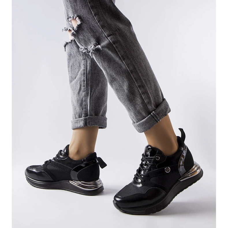 Baskets Vinceza noires 1