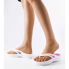 Tongs Isla blanc clair 2