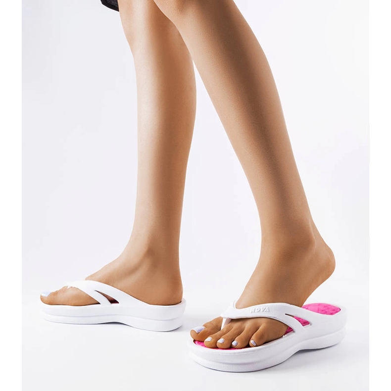 Tongs Isla blanc clair 2