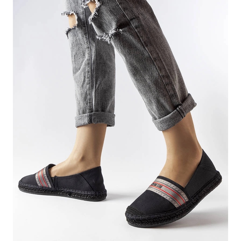 Espadrilles noires Big Star LL274894 le noir 1