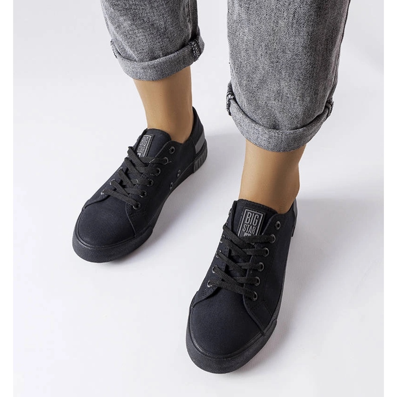 Baskets noires Big Star LL274038 le noir 1