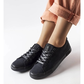 Baskets noires Big Star LL274057 le noir 1