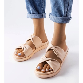 Chaussons Big Star beiges LL274A122 1 Chaussons Big Star beiges LL274A122 1