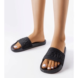 Chaussons Big Star noirs LL274A158 le noir 1 Chaussons Big Star noirs LL274A158 le noir 1