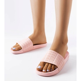 Chaussons Big Star roses LL274A151 1 Chaussons Big Star roses LL274A151 1