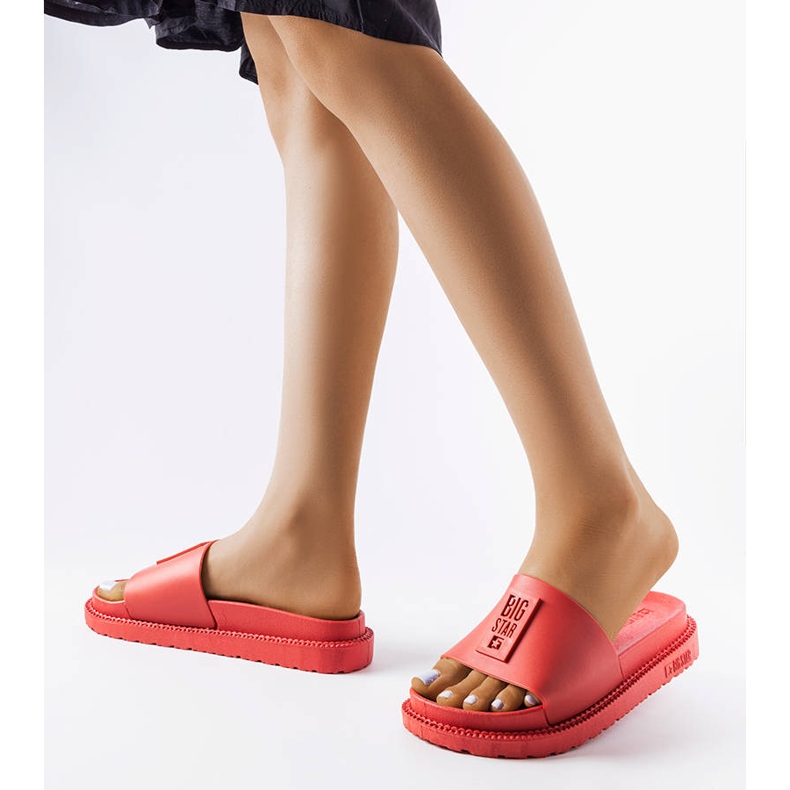 Chaussons Big Star rouges LL274430 2