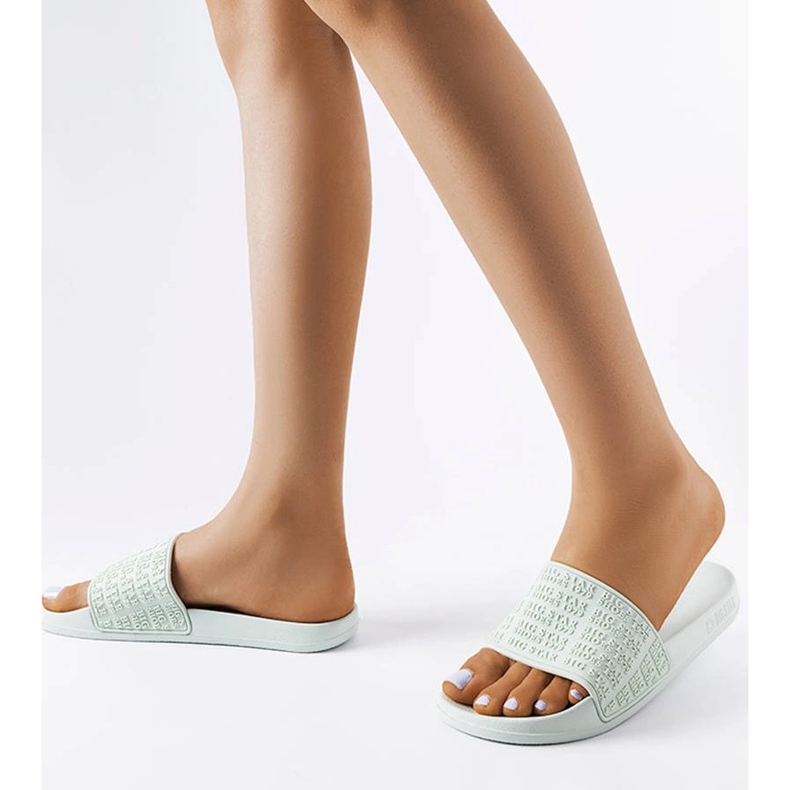 Pantoufles vertes de Big Star LL274A150 2