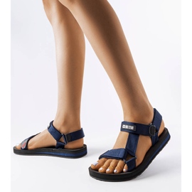 Sandales sport bleu marine Big Star DD274A283 1