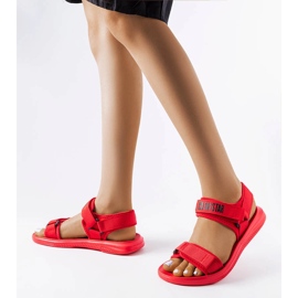 Sandales de sport rouges Big Star HH274A027 1