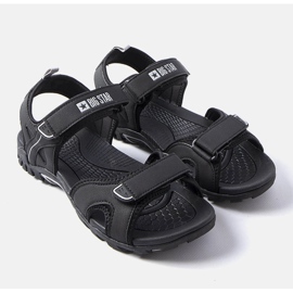 Sandales de sport noires Big Star HH174327 le noir 1 Sandales de sport noires Big Star HH174327 le noir 1