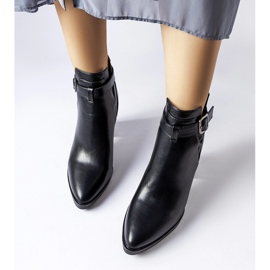 Bottines noires à talons hauts de Whitman le noir 1