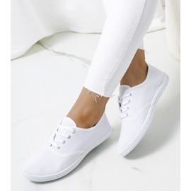 Baskets blanches femme Snicki 1