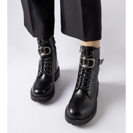 Bottines classiques noires avec boucle Capistrano le noir 2