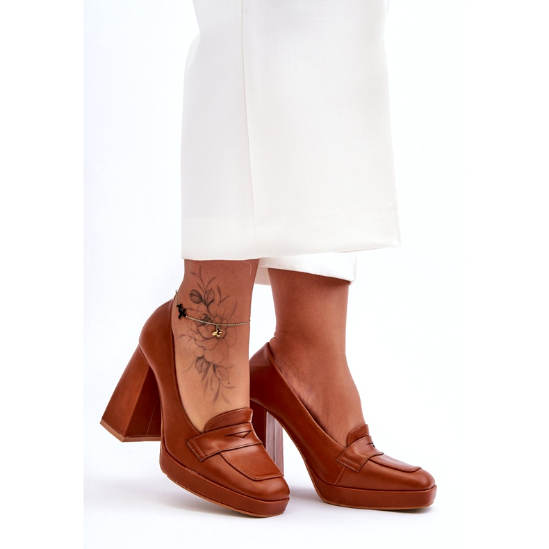 Sweet Shoes Escarpins camel Alisa à talons hauts brun 2 Sweet Shoes Escarpins camel Alisa à talons hauts brun 2