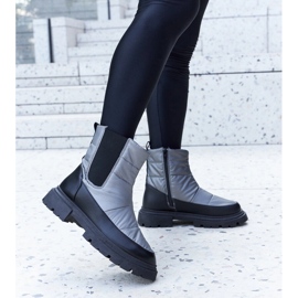 Bottes de neige isolées Galvani grises 1 Bottes de neige isolées Galvani grises 1