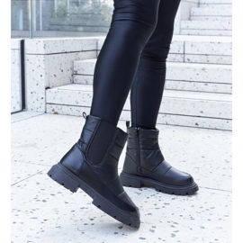Bottes de neige isolées Galvani noires le noir 1