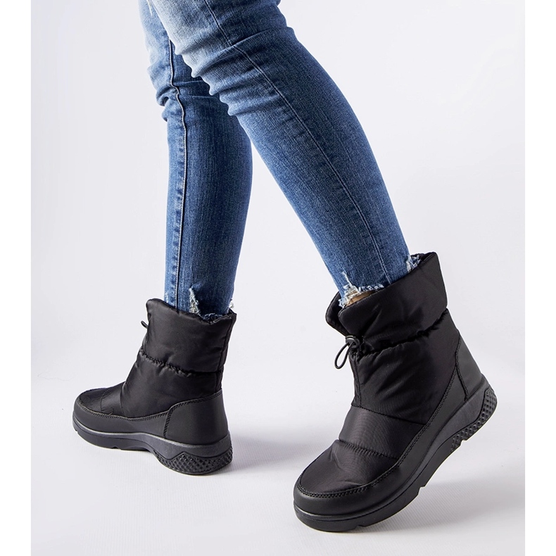 Noir tx5002 Bottes de neige noires 2