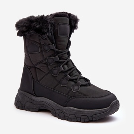 PE1 Bottes de neige pour femmes avec fourrure et fermeture éclair, Noir Vittora le noir 1 PE1 Bottes de neige pour femmes avec fourrure et fermeture éclair, Noir Vittora le noir 1