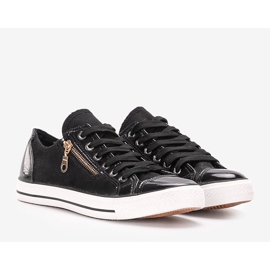 Baskets homme Pirkko noires 1