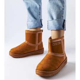 Bottes de neige marron Big Star KK274612 Mukluki brun 1 Bottes de neige marron Big Star KK274612 Mukluki brun 1