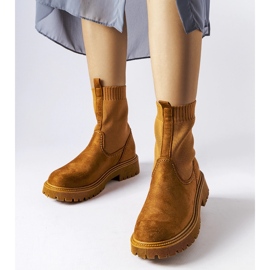 Bottes en éco-daim marron Big Star MM274541 brun 1 Bottes en éco-daim marron Big Star MM274541 brun 1