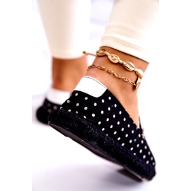 Espadrilles Femme À Pois Big Star JJ274867 Noir 2