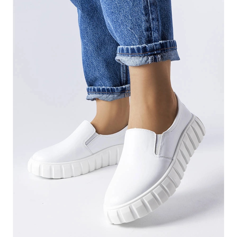 Chaussures blanches LS5379 Blanc 1