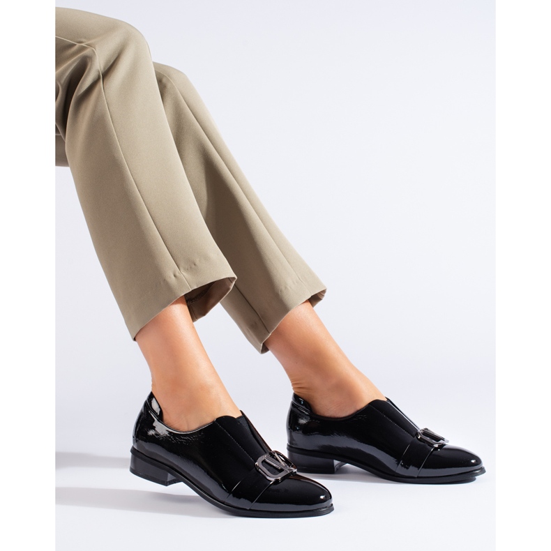 Chaussures noires élégantes par W. Potocki le noir 1