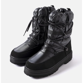 Inna Bottes de neige classiques noires pour filles Arzeno le noir 1