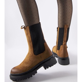 Bottes hautes isolées marron de Bernardo brun 1