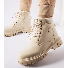 Bottines Araujo isolées beiges pour femmes 1