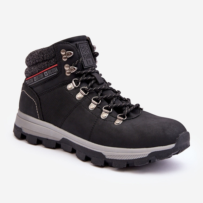 Chaussures de trekking pour hommes Big Star KK174215 Noir le noir 1